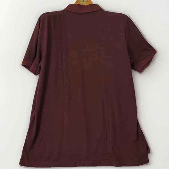 US Polo Assn Shirt Mens XL Burgundy Short Sleeve Classic Style - Picture 2 of 8